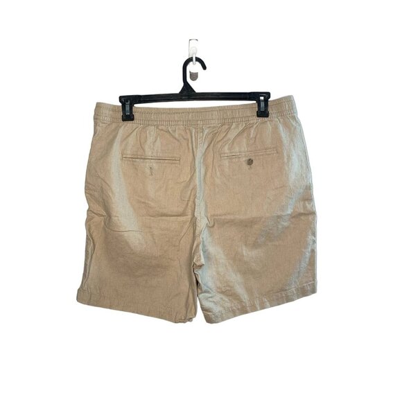 Express shorts men's size large elastic drawstring waist tan - Picture 3 of 10